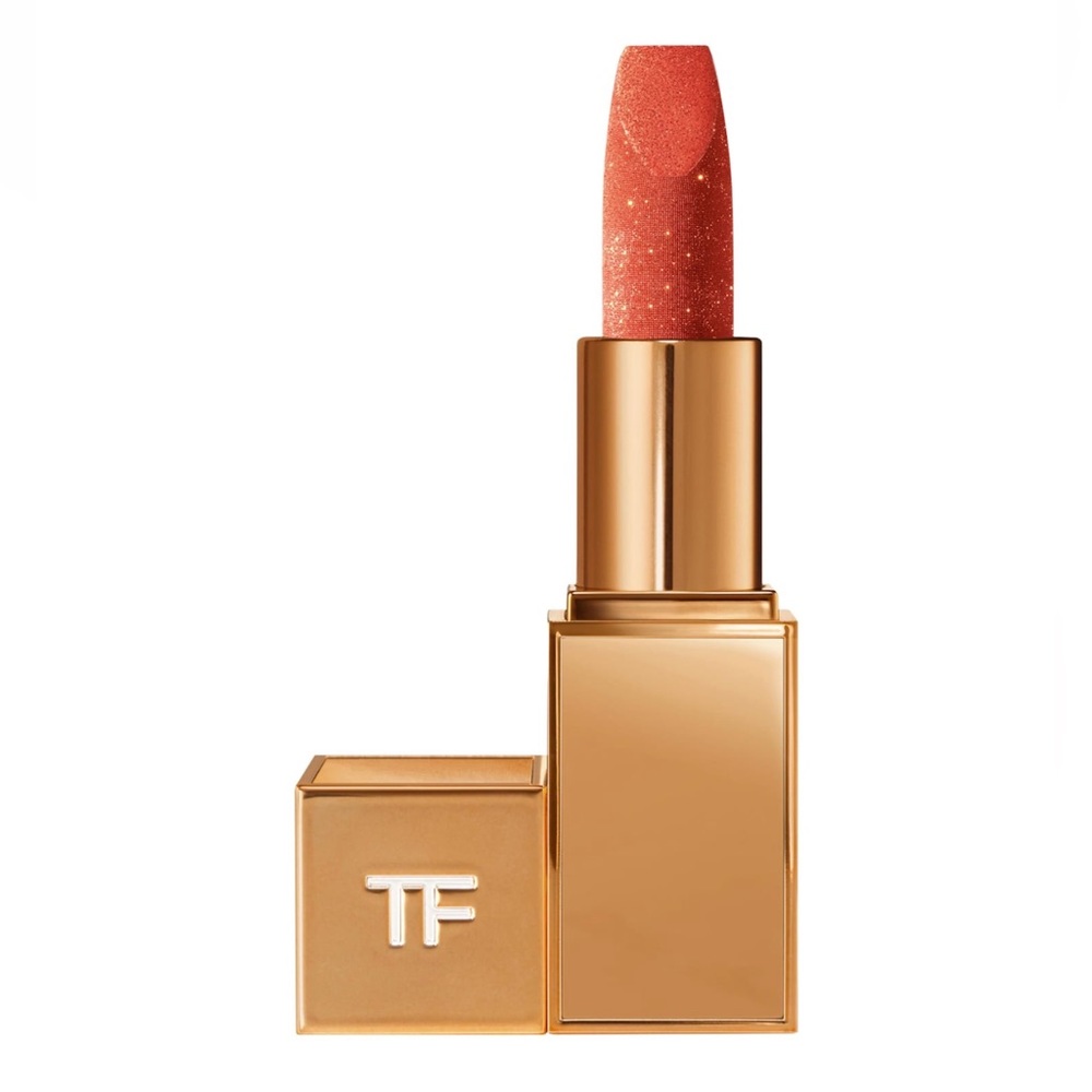 NIB NEW TOM FORD Soleil De Feu Spark Lip Balm Lipstick 02 Sun Spark Full Size - Picture 8 of 16